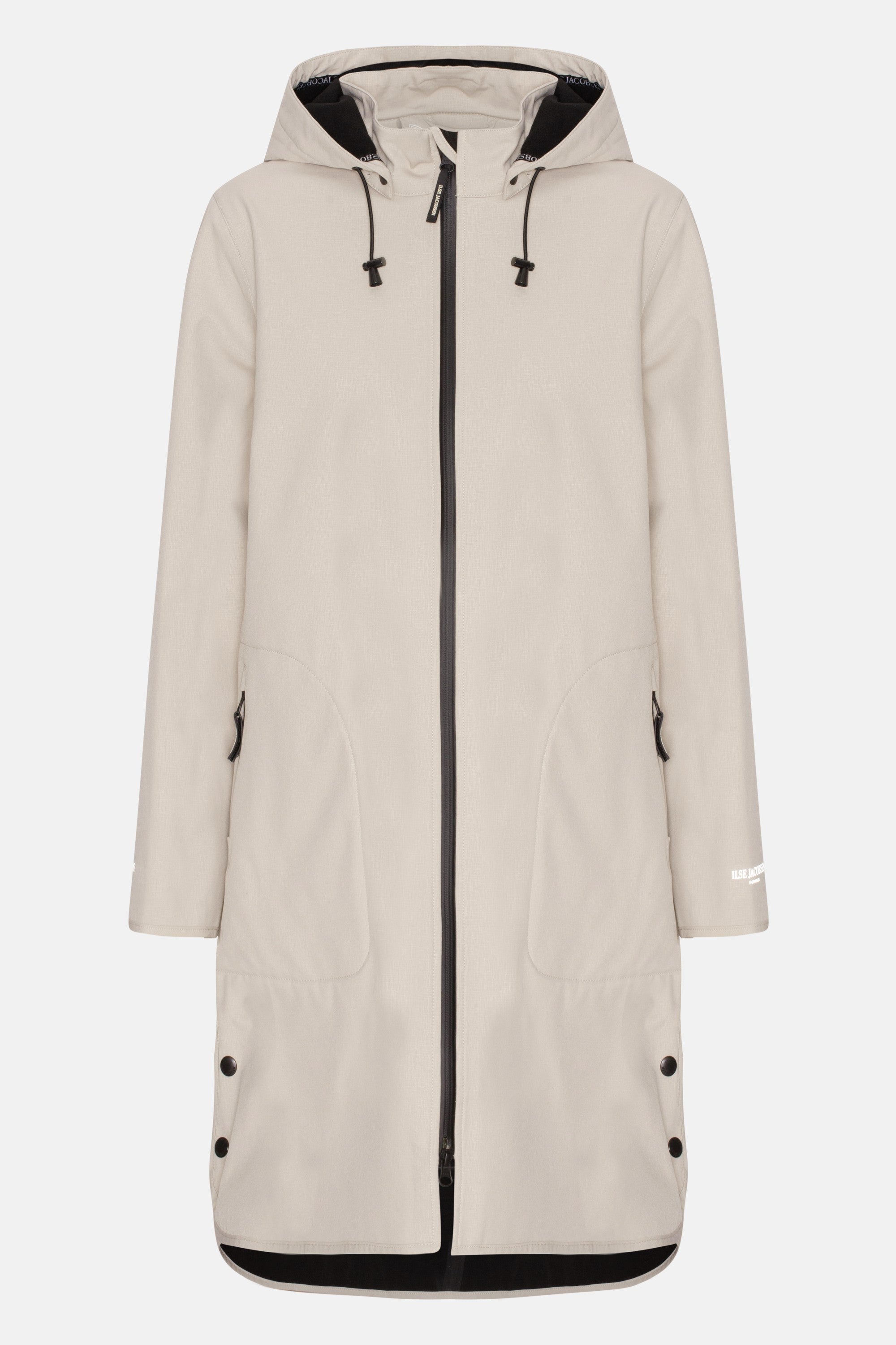 Softshell Regenmantel A-Linie - Chateau Gray